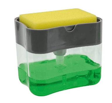 Dispensador Jabon Lavalozas Esponja
